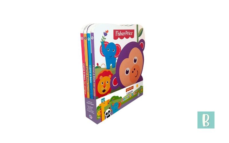 Kit livros Como e bom para bebês, fisher prime